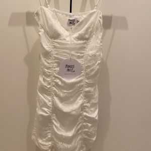 White lace party dress